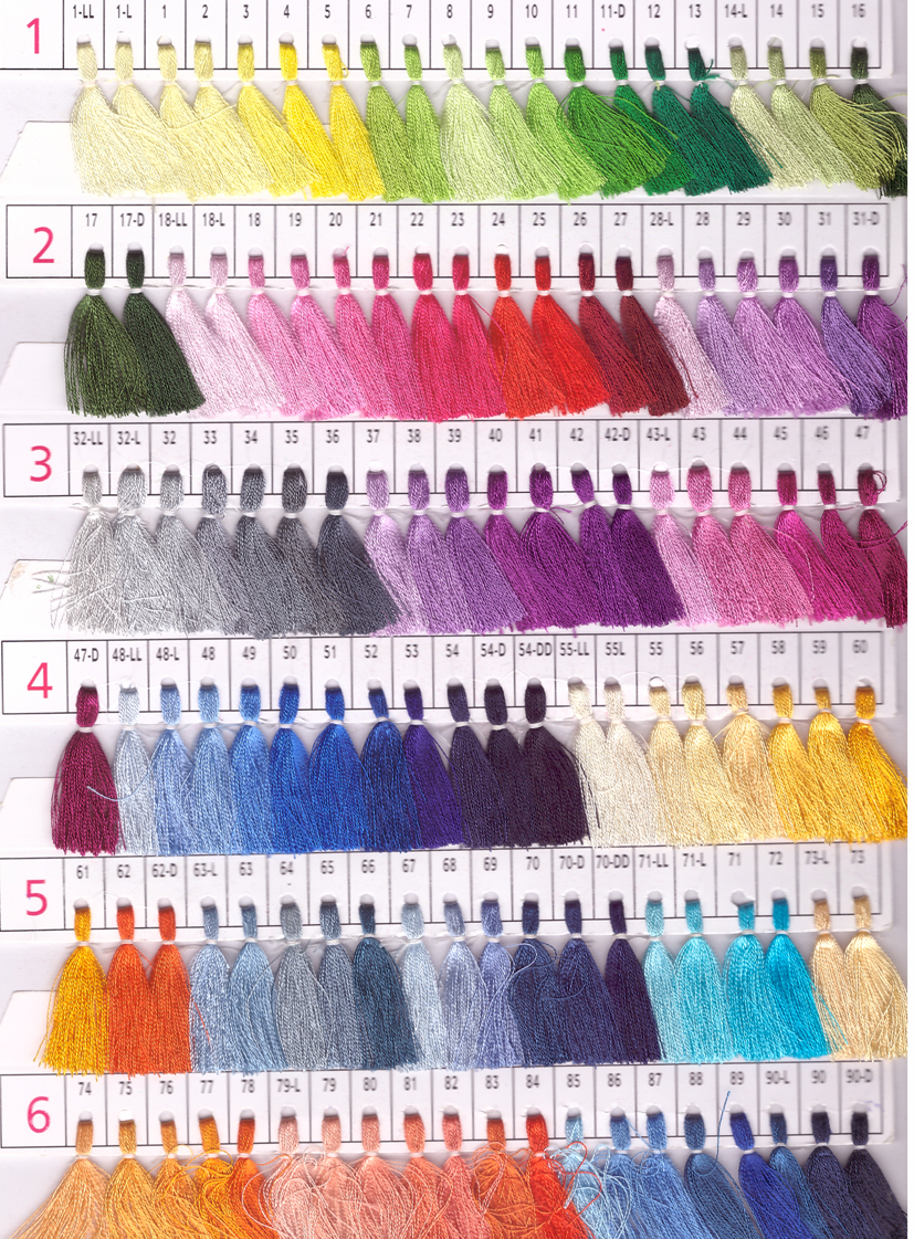 Neelam Colour Chart 1